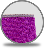 Microfibre multi usage violet color circle