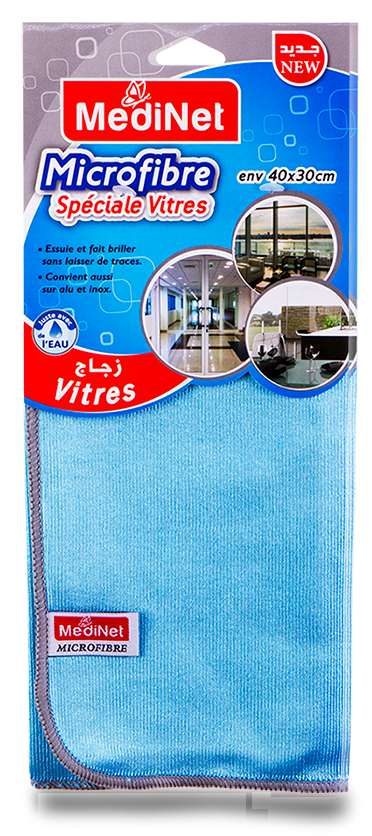 Microfibre spécial vitre - Medinet invest société